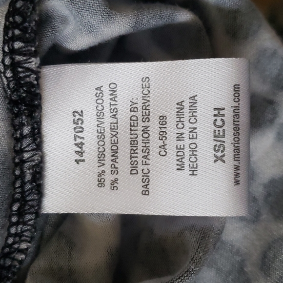 NWOT Mario Serrani Italy Leopard Print Top - Picture 4 of 4